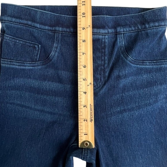 Spanx Womens‎ Dark Wash High Rise Pull On Skinny Stretch Jeans Small - Picture 6 of 8